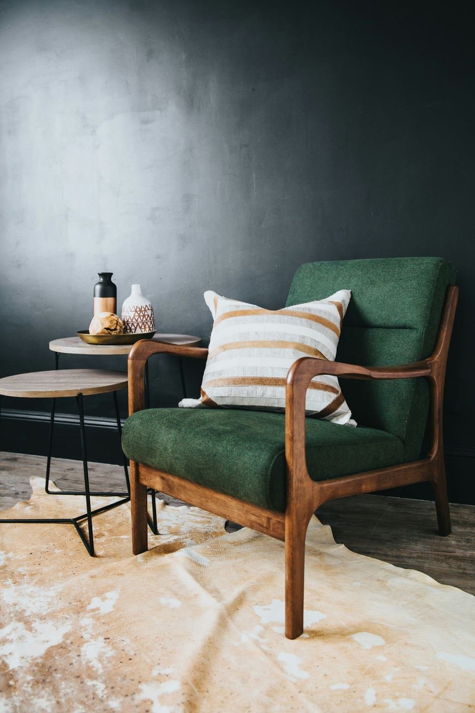 Serene Velvet & Wood Sanctuary - The Era Interior Decors